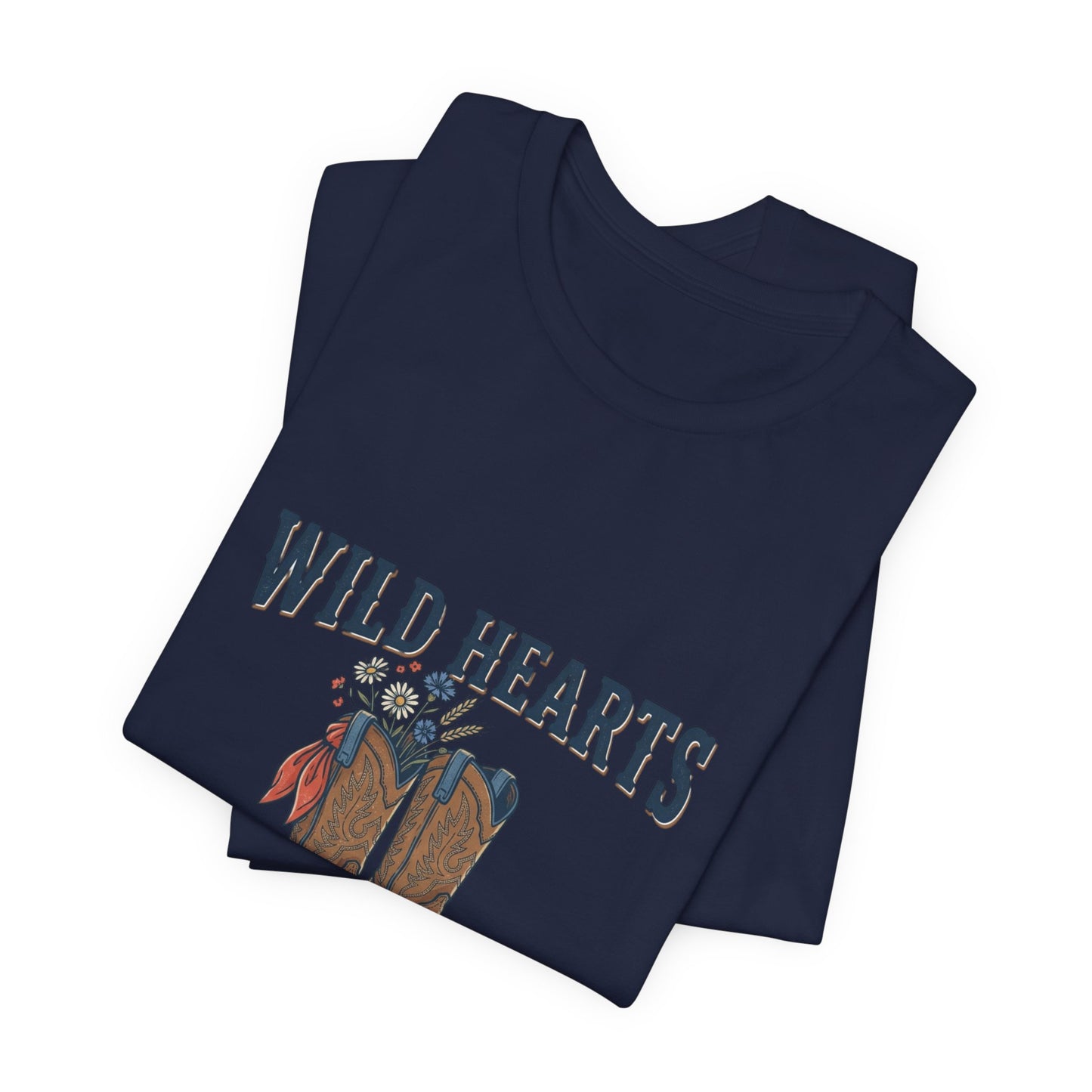 Wild Hearts & Country Roads Tee | Western Cowgirl Rustic Prairie Vintage