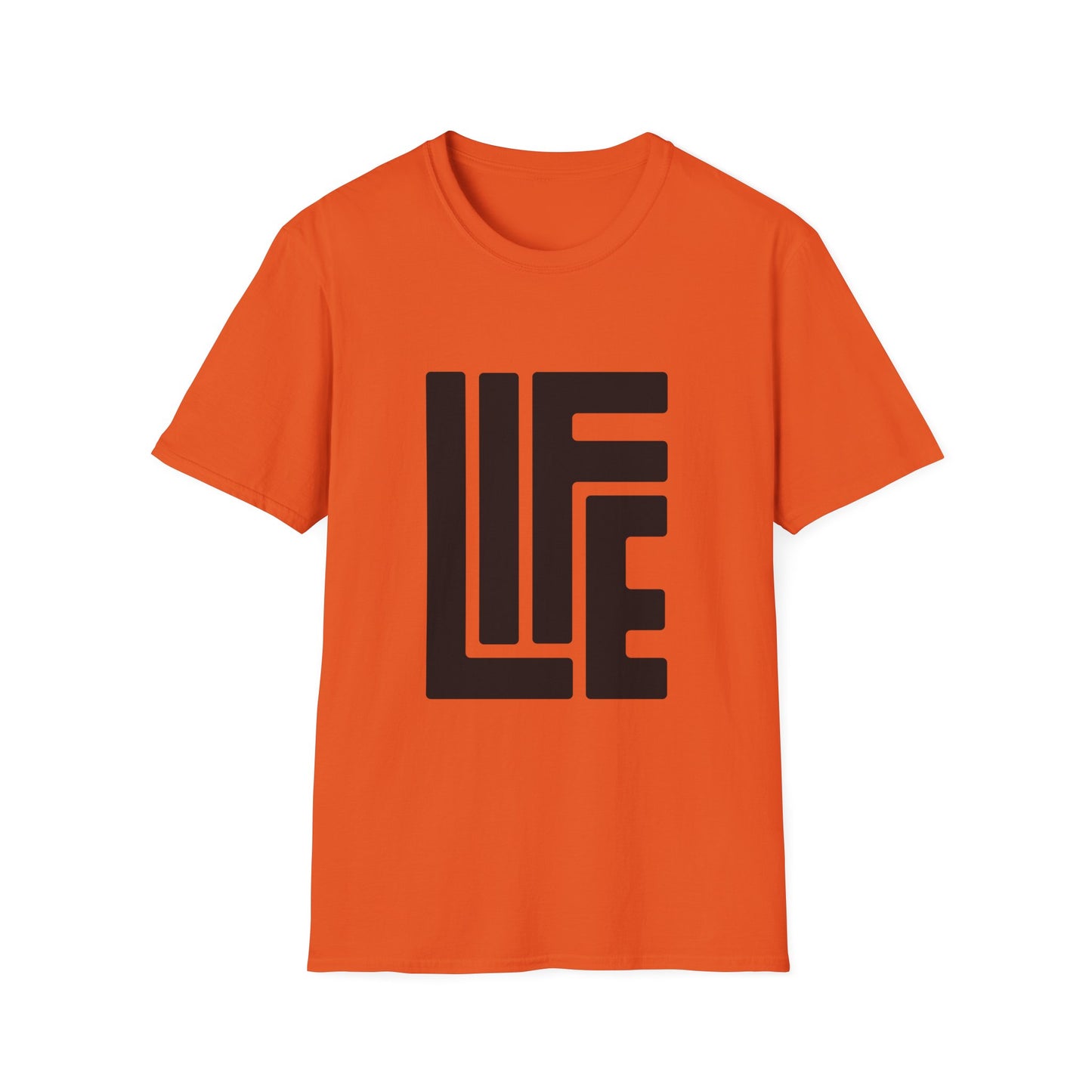 Life Graphic T-Shirt — Bold Retro Typography Tee