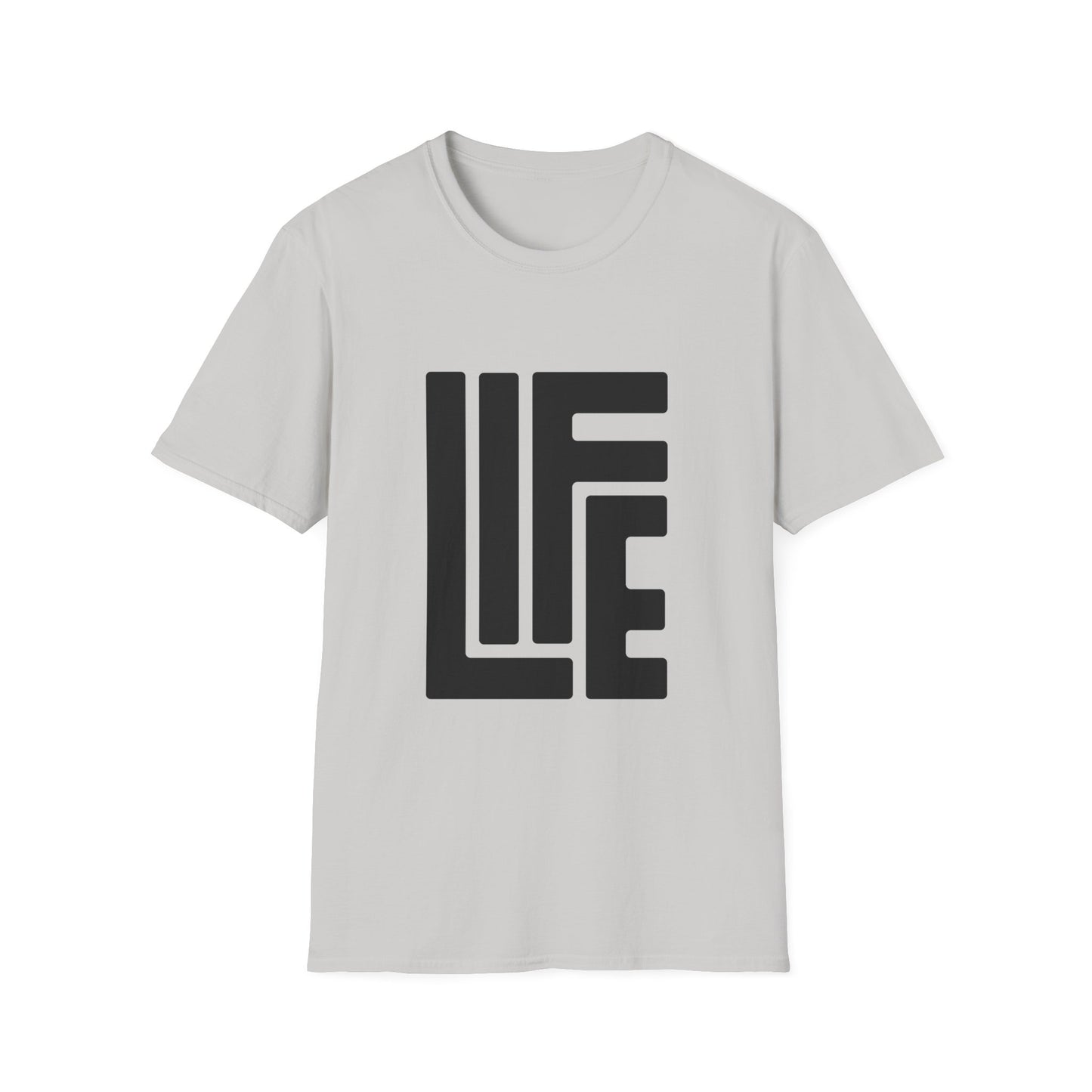 Life Graphic T-Shirt — Bold Retro Typography Tee