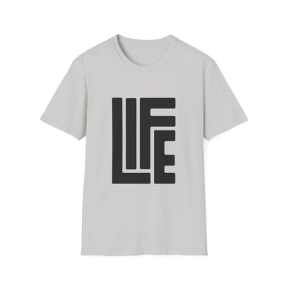 Life Graphic T-Shirt — Bold Retro Typography Tee