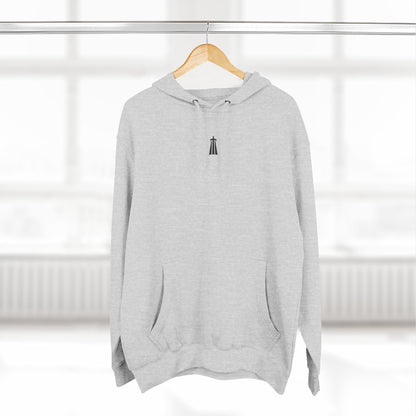 Three-Panel Fleece Hoodie