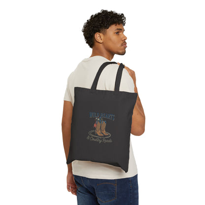 Wild Hearts & Country Roads Tote | Western Cowgirl Rustic Prairie