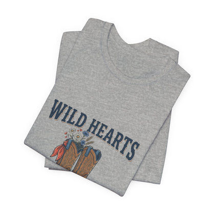 Wild Hearts & Country Roads Tee | Western Cowgirl Rustic Prairie Vintage