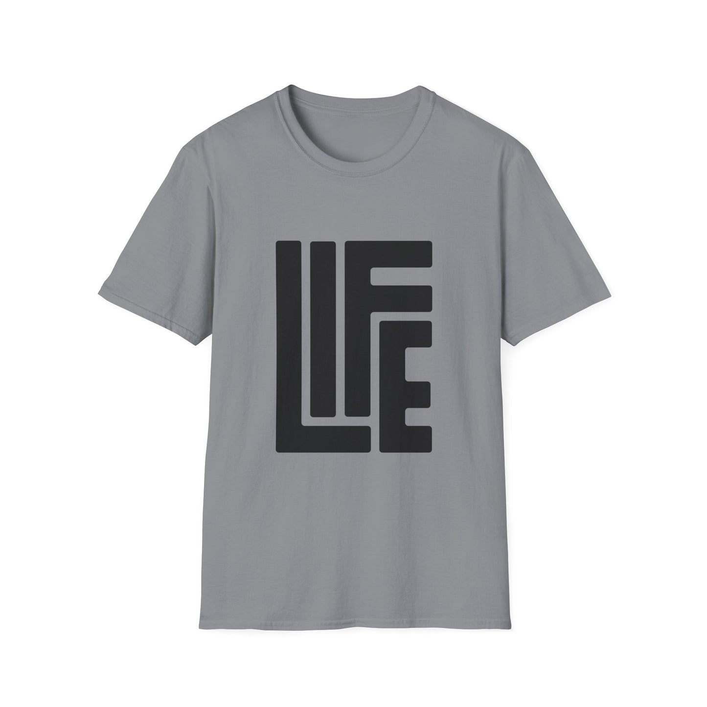 Life Graphic T-Shirt — Bold Retro Typography Tee