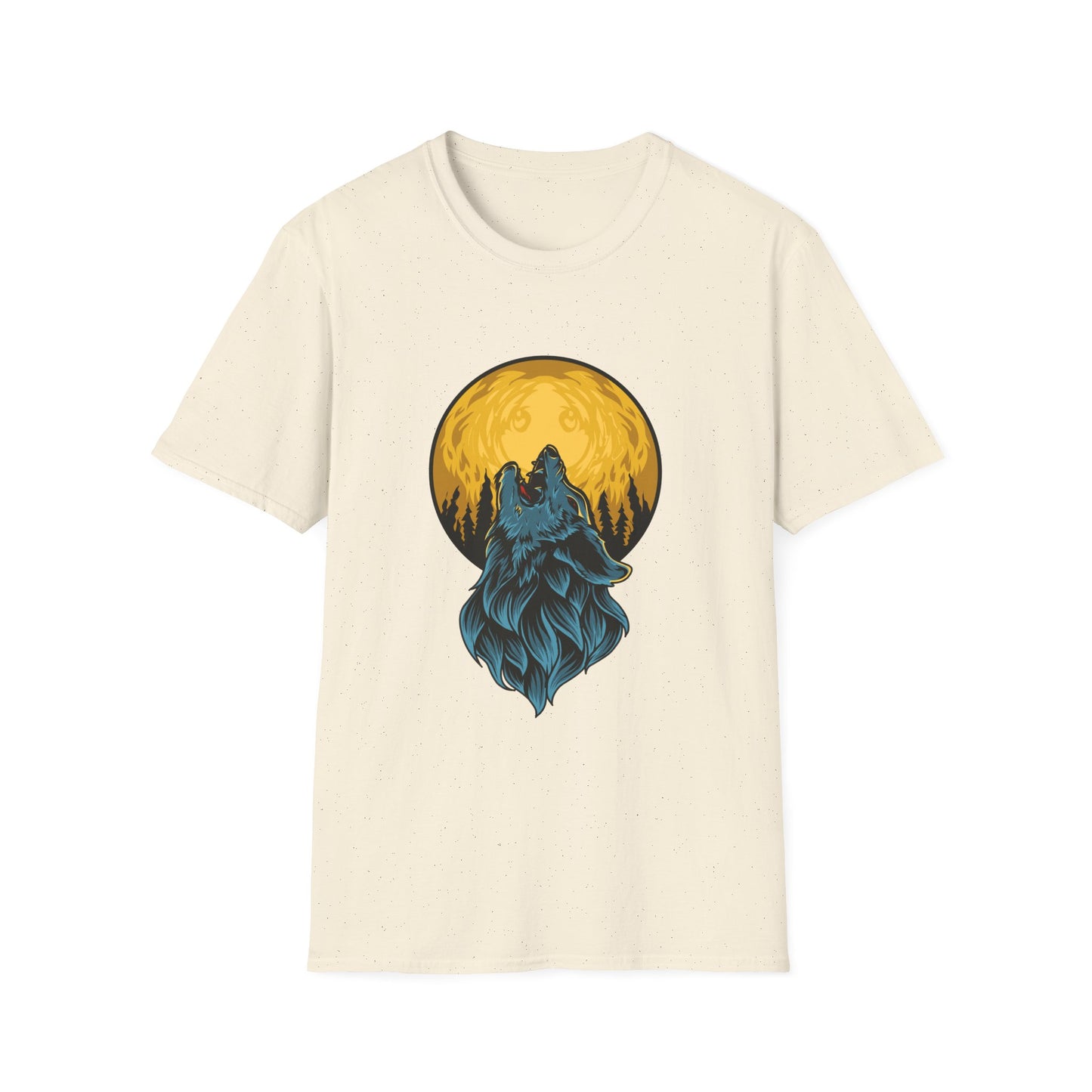 Howling Wolf Moon T-Shirt — Night Forest Graphic Tee
