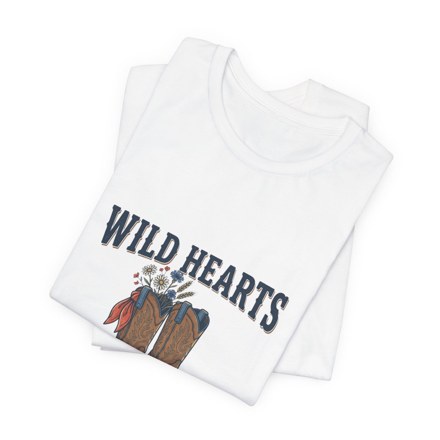 Wild Hearts & Country Roads Tee | Western Cowgirl Rustic Prairie Vintage
